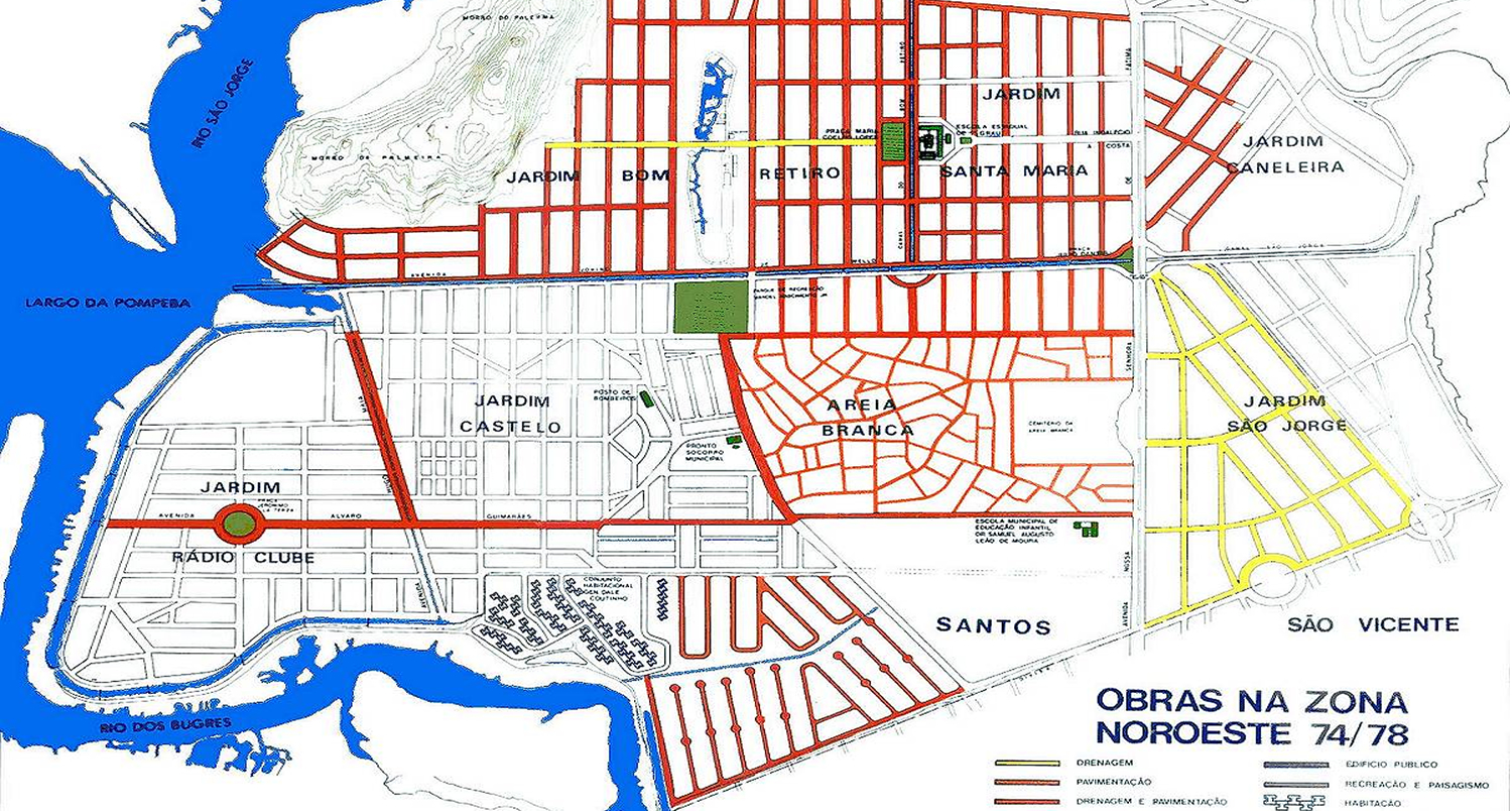 Conheça a origem do nome dos 12 bairros da Zona Noroeste Notícias de Santos e da Baixada Santista